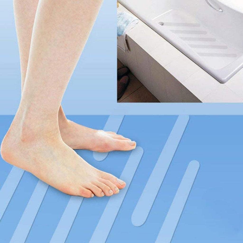 12Pcs Clear Bathtub Stickers Non-Slip Safety Strips