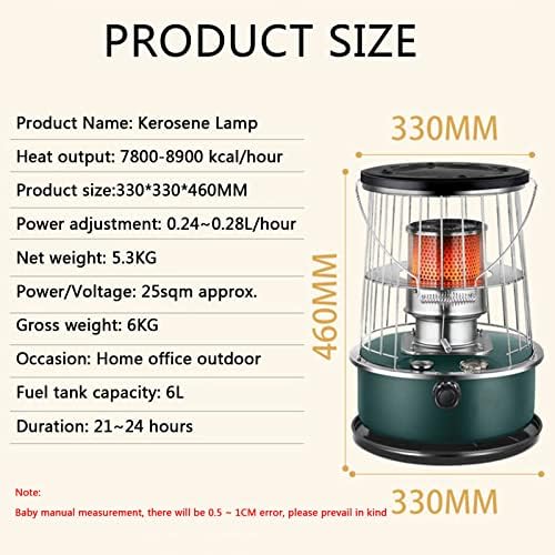 2600W Kerosene Heater with Auto Extinguish