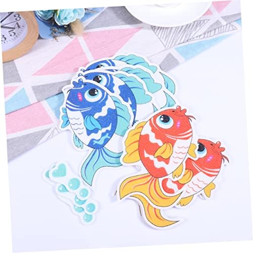 ETHZZLE Non-Slip Fish Decals 8 Pack Bath Safety Stickers