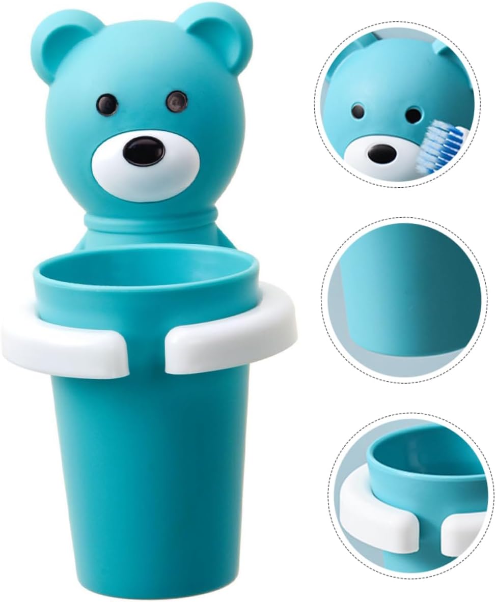 Mikinona Wall-Mounted Toothbrush Holder for Bathroom