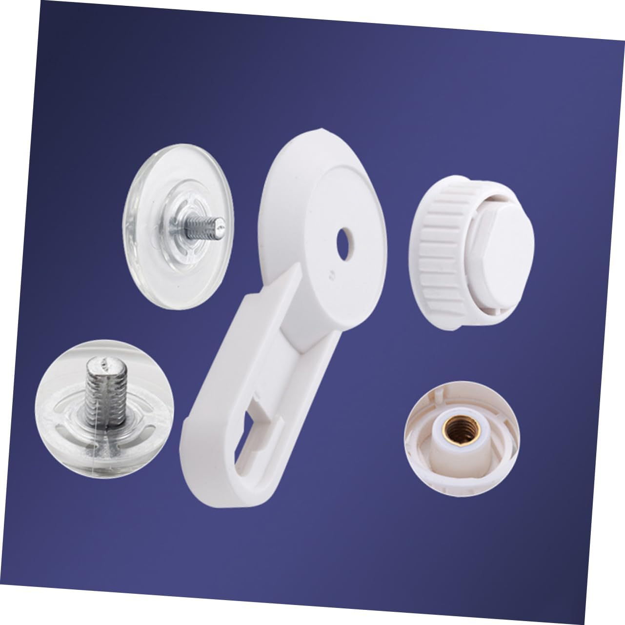 Ciieeo Wall Mounted Toothbrush Holder with Suction Cup No Drilling