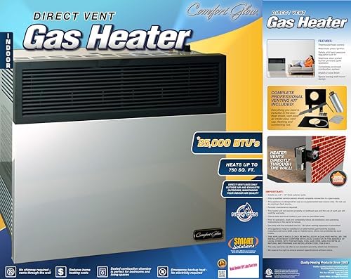 Comfort Glow 25000 BTU Propane Wall Heater Gray 1