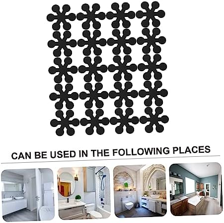 Non-Slip Stickers for Bathtub 20 Pieces Snowflake Design Safety Strips