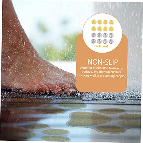 2sets Bathtub Stickers with Anti-Slip Design for Boy Girl