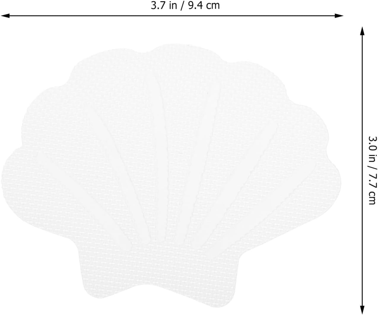 Alipis 12pcs Shell Shaped Non-Slip Bath Stickers
