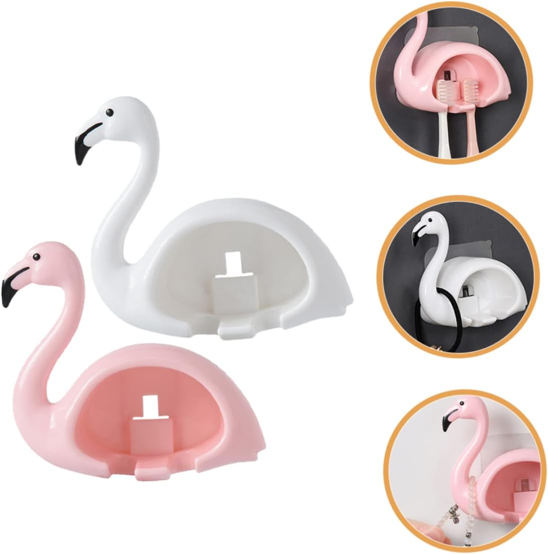 Beatifufu Wall Mounted Toothbrush Holder for Bathroom