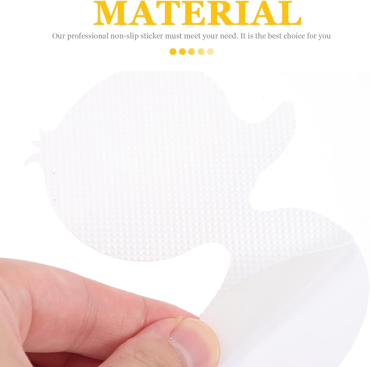 PATKAW Duck Shape Non-Slip Bathtub Stickers Set