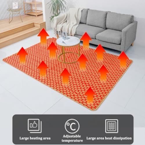 Jidanmian Heated Carpet with Timer and Overheat Protection 1