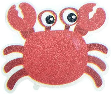 Cabilock 5pcs Non-Slip Bathtub Stickers with Crab Design
