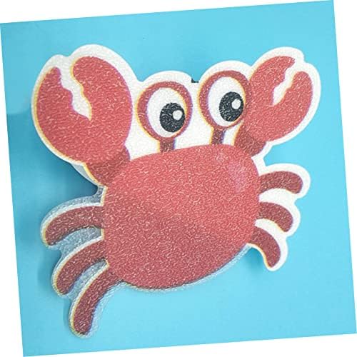 ULTECHNOVO Non-Slip Bath Stickers 5pcs Crab Design