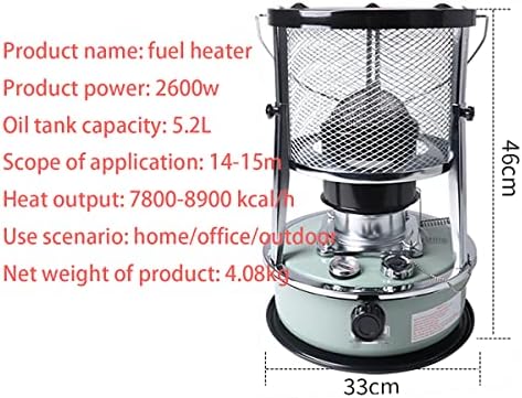 WZSON Kerosene Space Heater 9000 BTU Efficient Portable Stove