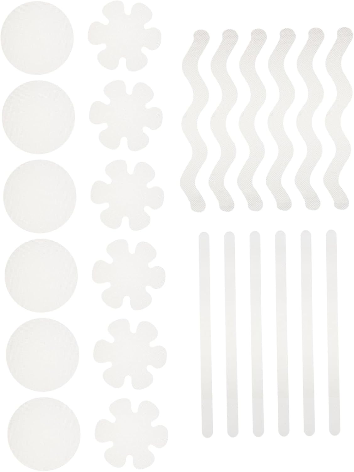 LIFKICH Anti-Slip Stickers 24-Pack for Bathtub Safety