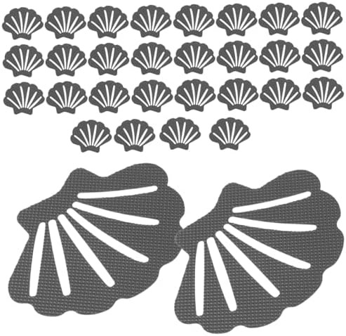 LABRIMP 30pcs Shell Design Non-Stick Bathtub Safety Stickers