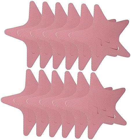 Hemobllo 12pcs Star Shape Non-Slip Bathtub Stickers