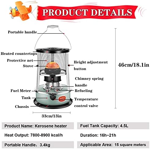 DuANgu Kerosene Heater Stove for Camping and Indoor Use