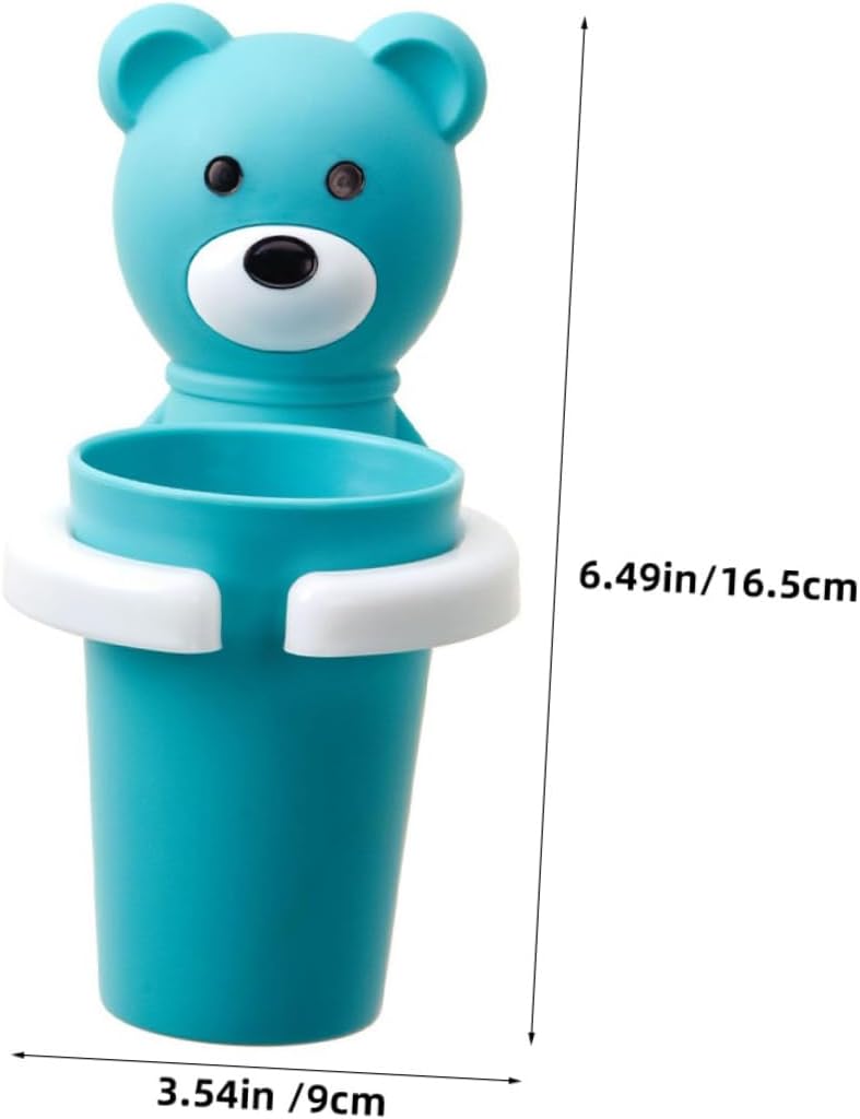 Wall Mounted Toothbrush Holder with Cartoon Design