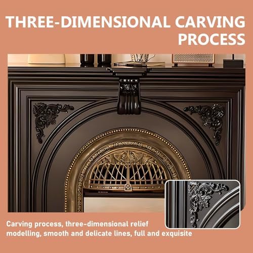Aihm-Lon Electric Fireplace with Retro Arch Design and Remote Control 1