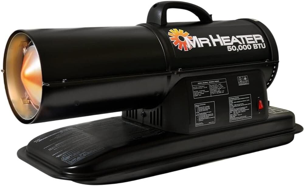 Mr Heater 50000 BTU Forced Air Kerosene Heater 1