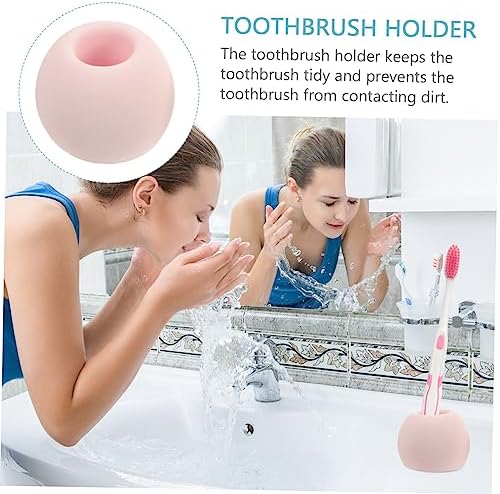 Hemobllo 3 Piece Electric Toothbrush Holder Diatomite Stand