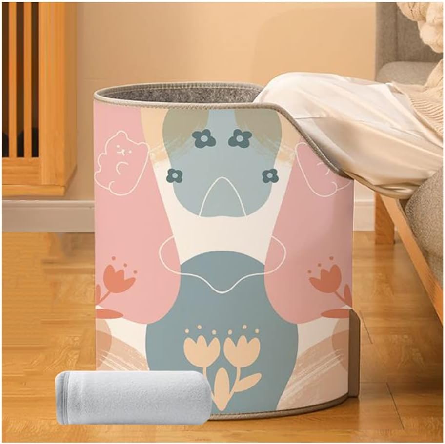 GGGUOJINN Portable Electric Space Heater with Coral Blanket