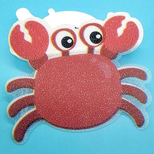 Cabilock 5pcs Non-Slip Bathtub Stickers with Crab Design