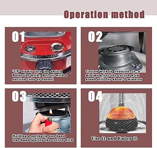 AMeLL Kerosene Tent Heater 46L Portable Indoor Space Heater