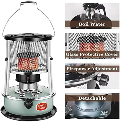 Kerosene Stove Heater with Adjustable Height and Oil Gauge