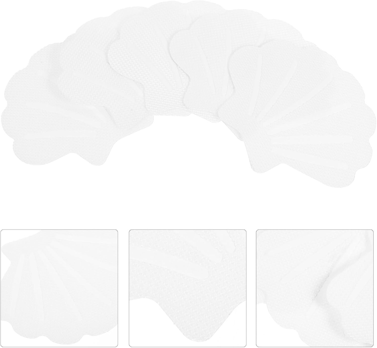 Alipis 12pcs Shell Shaped Non-Slip Bath Stickers
