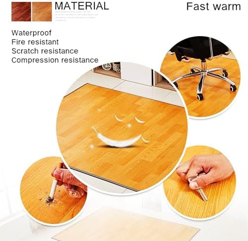 EAGLCQA Heated Floor Mat with Carbon Crystal Design 1