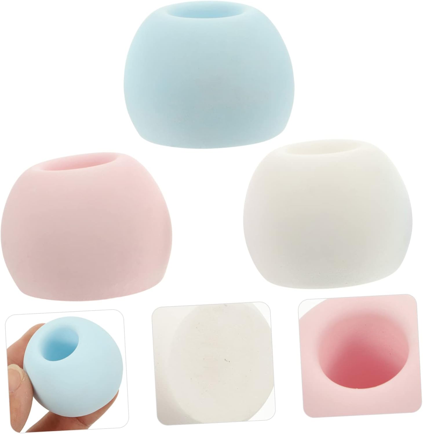 MAGICLULU 3 Pack Diatomite Toothbrush Holder 1