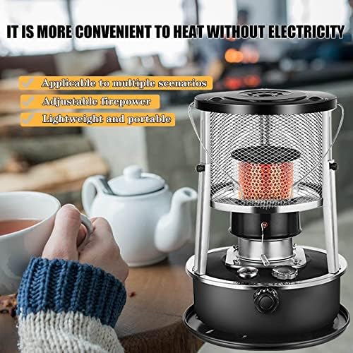 DuANgu Kerosene Heater Stove with 45L Capacity and 6 Wicks