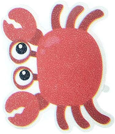 Cabilock 5pcs Non-Slip Bathtub Stickers with Crab Design