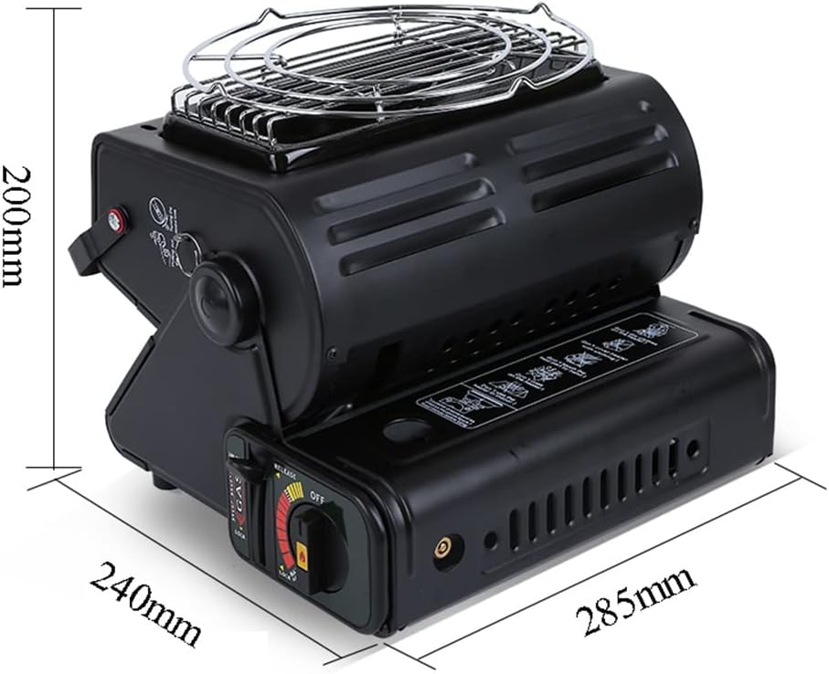 HXSM Portable Propane Heater Stove 2 in 1 Black