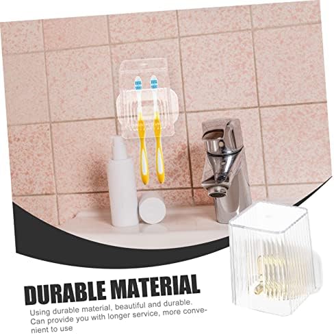 SWOOMEY Wall Mounted Toothbrush Holder Set with Tumbler