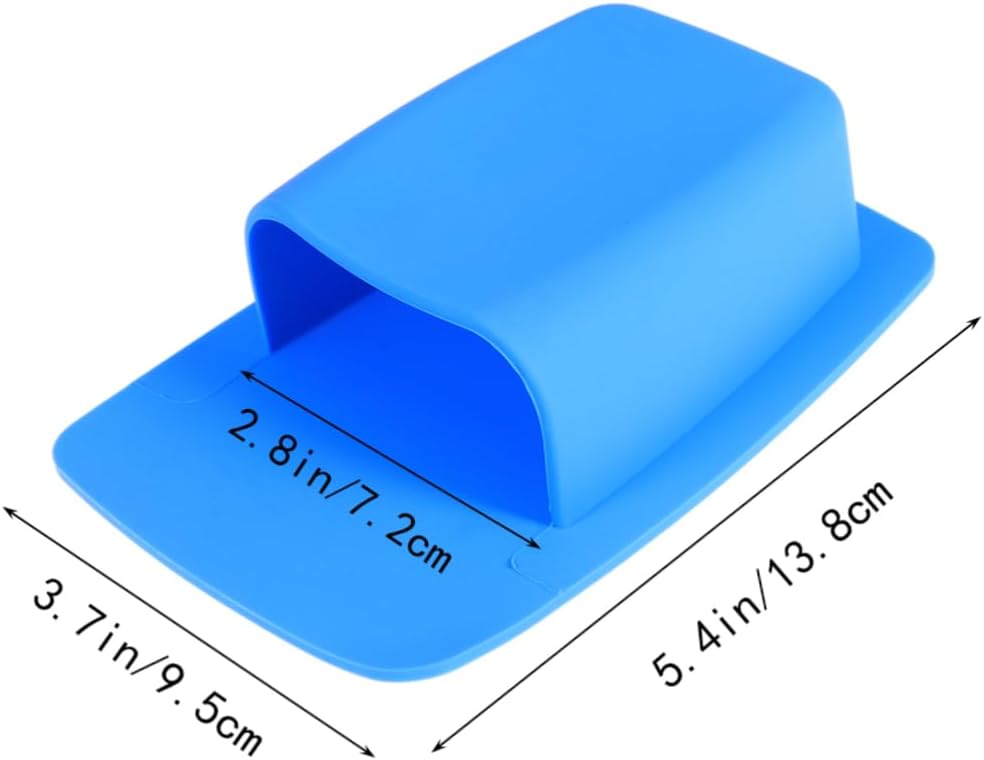VOSAREA Wall-Mounted Silicone Toothbrush Holder