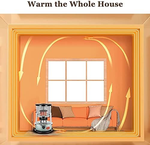 Kerosene Stove Heater with Adjustable Height and Oil Gauge