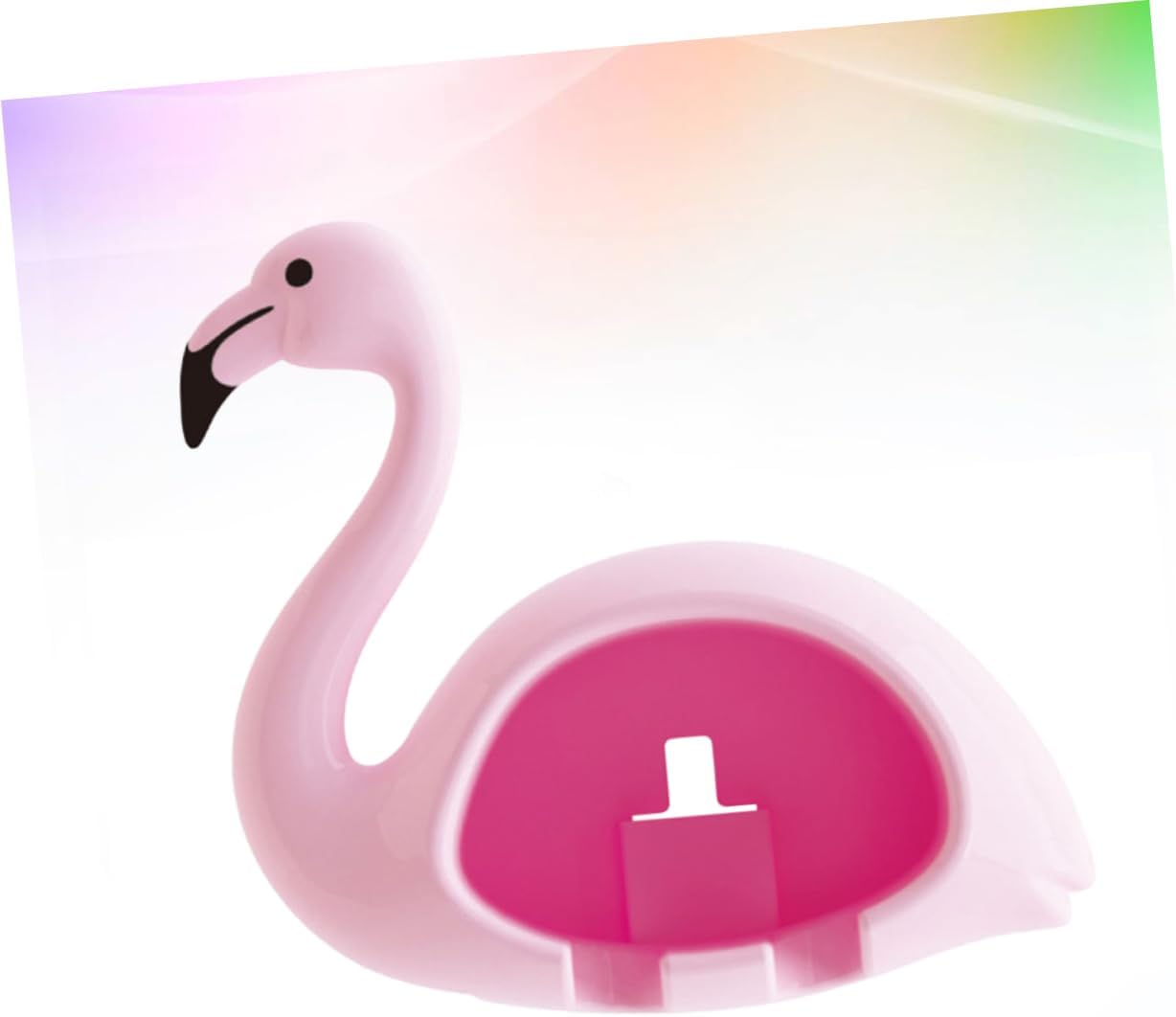 Garneck Wall Toothbrush Holder with Flamingo Design