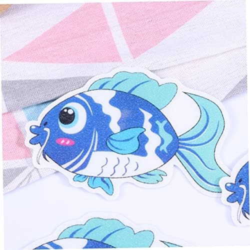 ETHZZLE Non-Slip Fish Decals 8 Pack Bath Safety Stickers