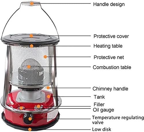 DUTIL 45L Kerosene Heater Indoor Emergency Portable