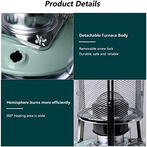 TRGCJGH Red Kerosene Heater 52L Compact Lightweight