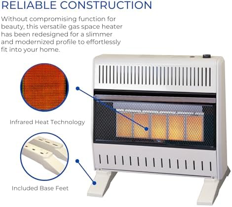 ProCom Natural Gas Ventless Infrared Heater 30000 BTU