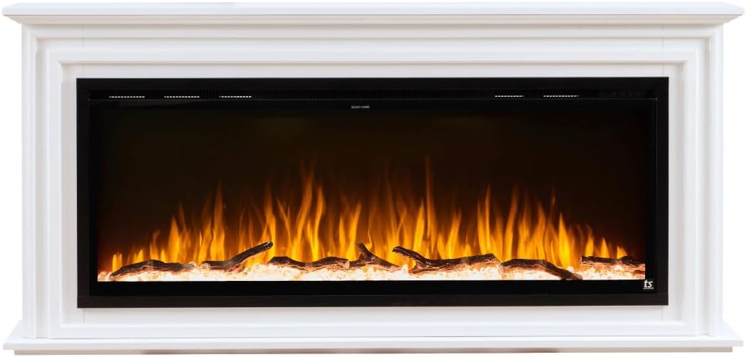 Touchstone Sideline Elite 50 Smart Electric Fireplace with Mantel 1