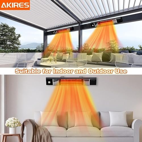 CLEIPENG Outdoor Electric Space Heater with Remote Control