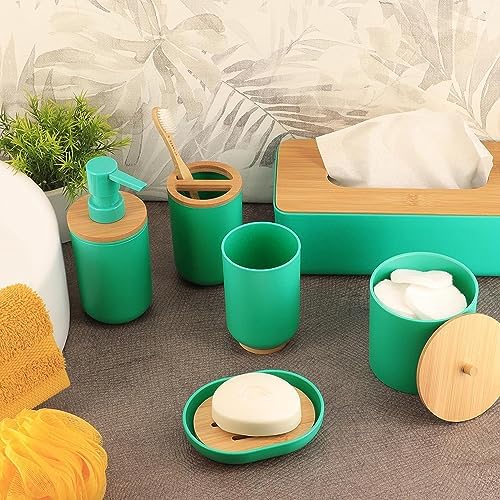 Bamboo-Based Green Padang Tumbler - 10 Fl Oz Toothbrush Holder