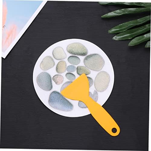 Cabilock 4pcs Stone Pattern Anti Slip Stickers for Bathtub