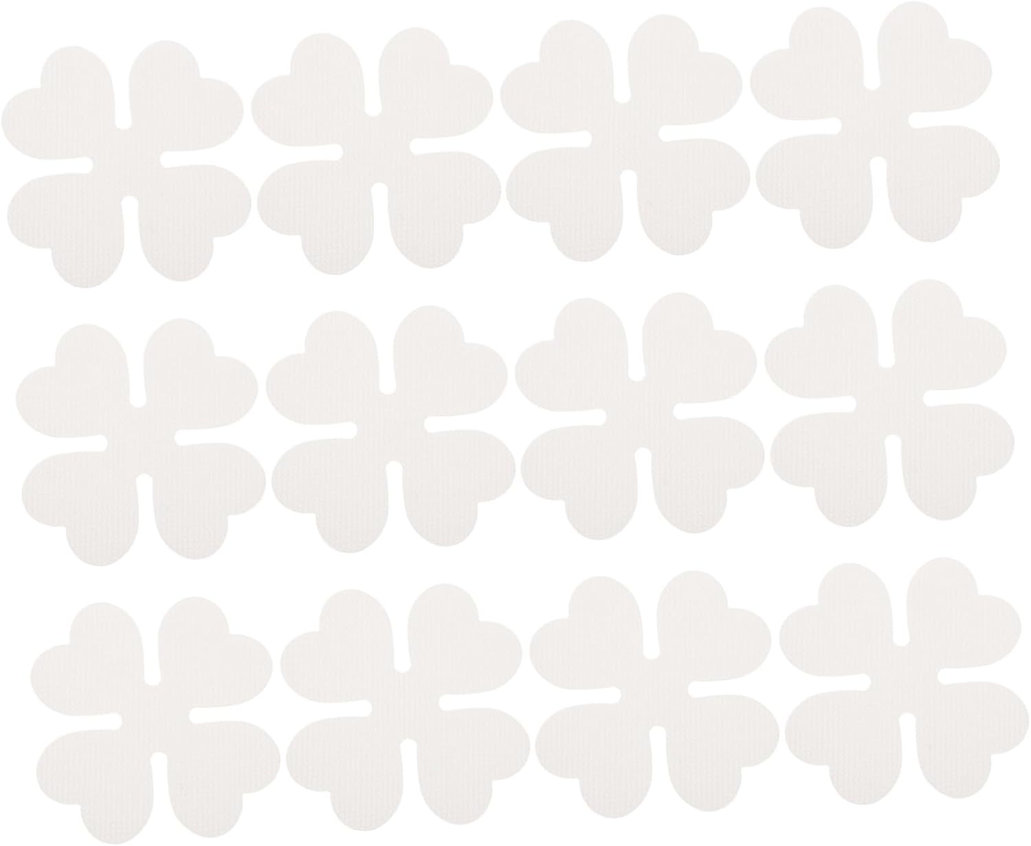 Zerodeko 12pcs Floral Non-Slip Bathtub Stickers