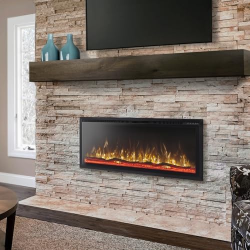 Sophia William 42 Inch Electric Fireplace with Remote Control