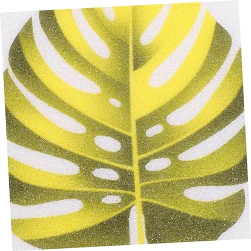 PRETYZOOM 1 Set Leaf Design Anti-Slip Bath Stickers