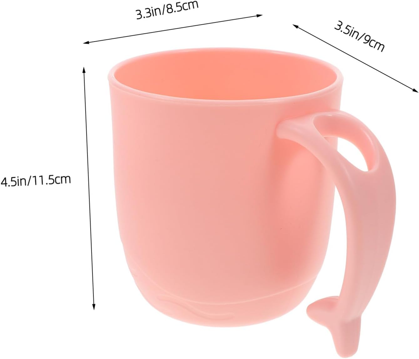 Luxshiny 2pcs Dolphin Cartoon Toothbrush Cups