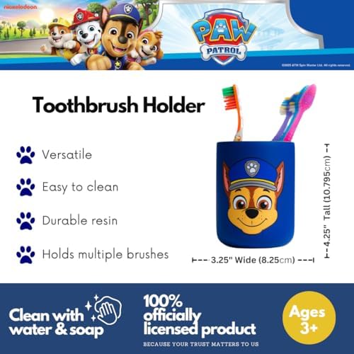 Paw Patrol Chase Toothbrush Holder by Franco